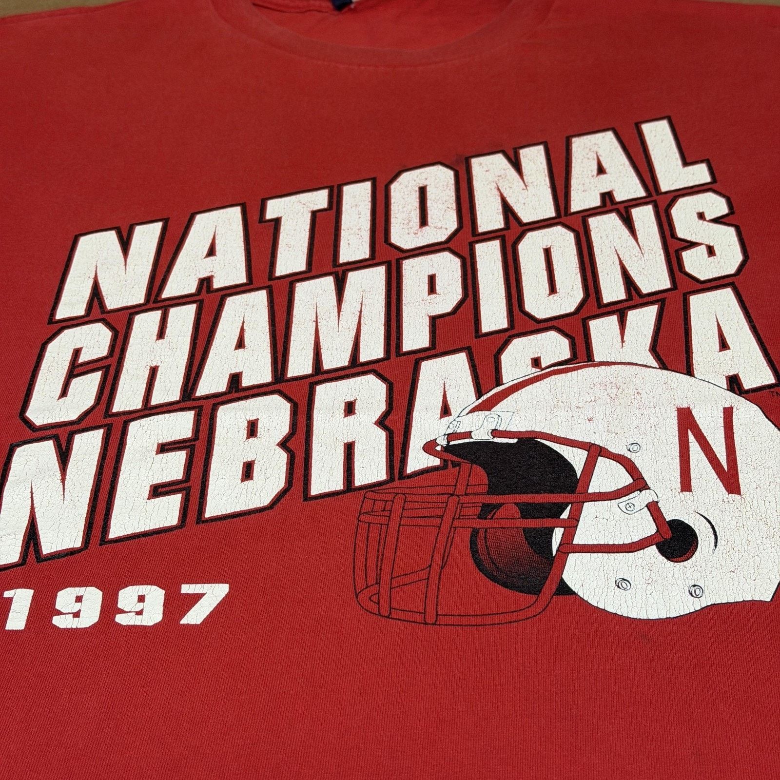 Jansport Vintage Nebraska Cornhuskers Shirt Mens 2XL XXL Red Football Size US XXL / EU 58 / 5 - 6 Thumbnail