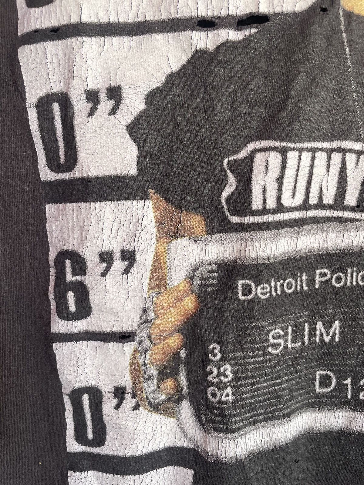 Eminem × Rap Tees × Vintage Trashed Vintage 00s Eminem Slim Shady Rap T Shirt Tee Size US M / EU 48-50 / 2 - 7 Thumbnail