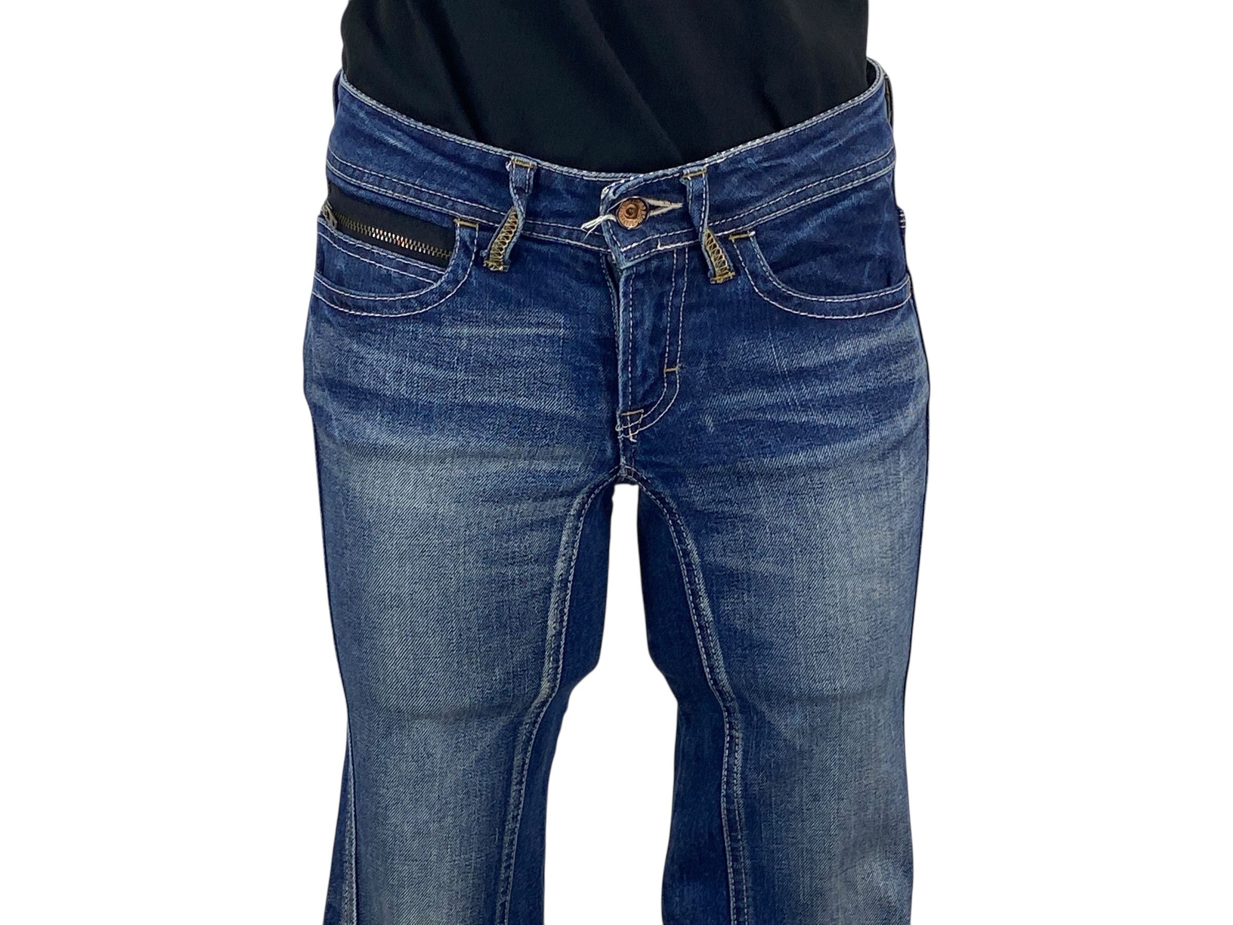 Japanese Brand Betty Smith Carpenter Pants Buckle Back Denim –Made in Japan Size 24" / US 00 / IT 34 - 3 Thumbnail