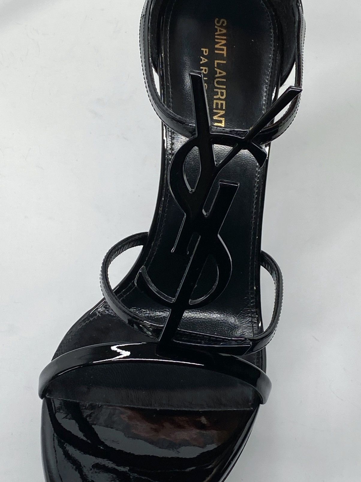 Yves Saint Laurent Saint Laurent Cassandra Leather Sandals size 42 Size US 12 / IT 42 - 9 Thumbnail
