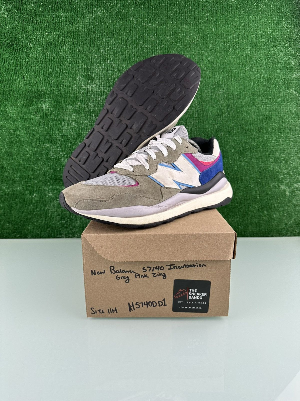 New Balance New Balance 57/40 Incubation Pack - Grey Pink Zing Size 11 Size US 11 / EU 44 - 1 Thumbnail
