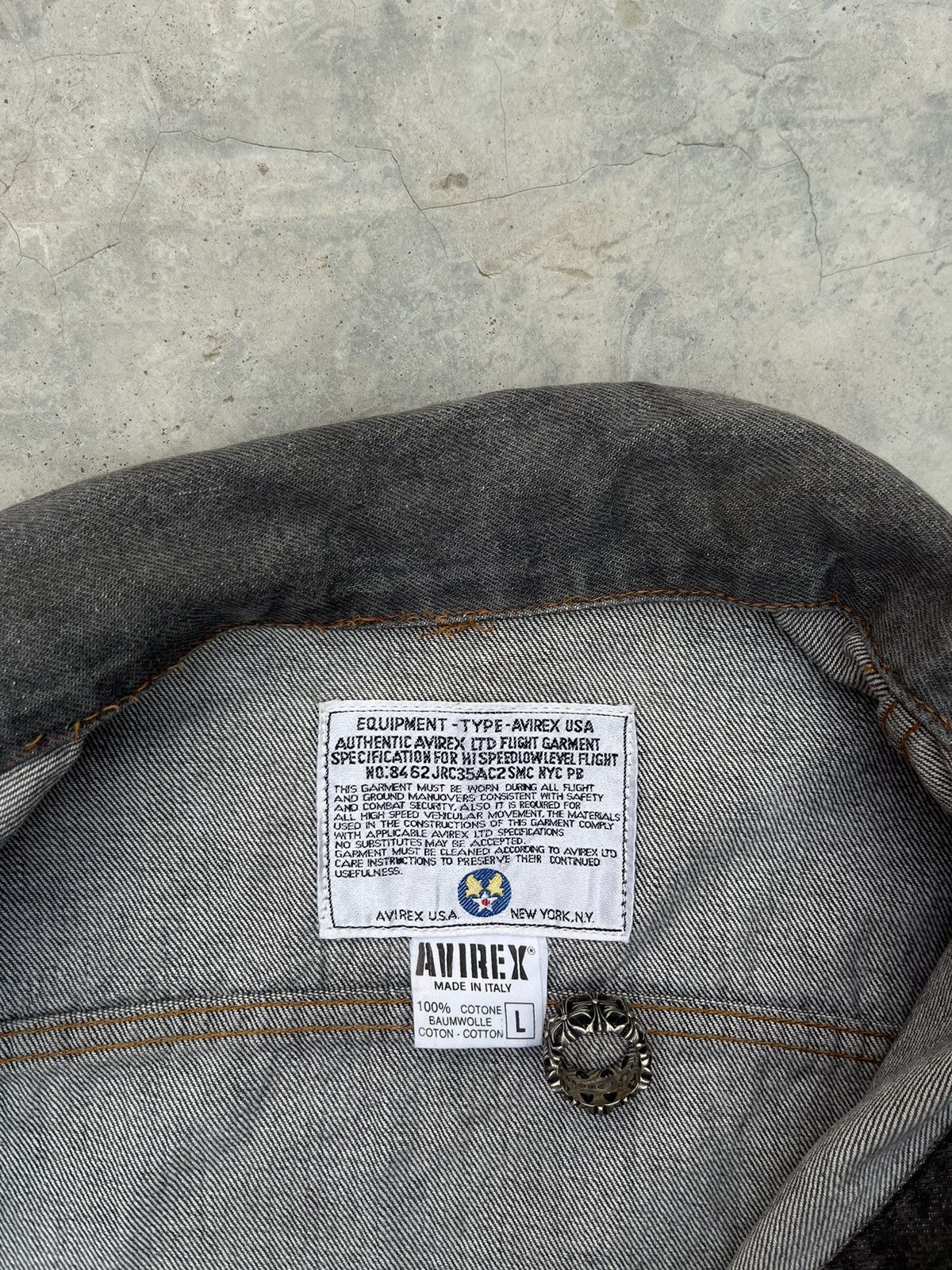 Avirex RARE VINTAGE AVIREX DENIM JACKET 🇺🇸 Size US S / EU 44-46 / 1 - 8 Thumbnail