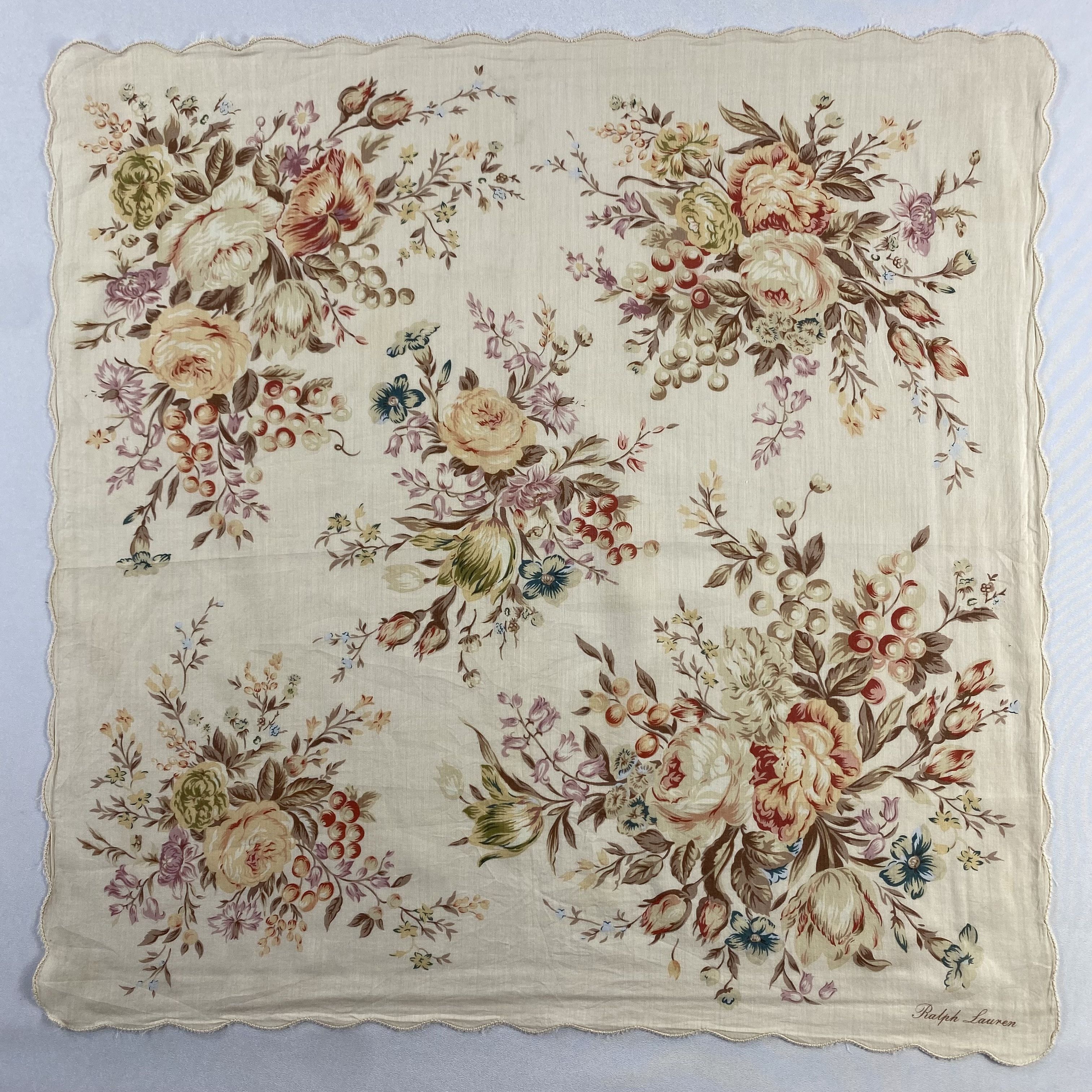 Ralph Lauren × Vintage Ralph Lauren Handkerchief / Neckerchief / Bandana-P1044 Size ONE SIZE - 1 Thumbnail