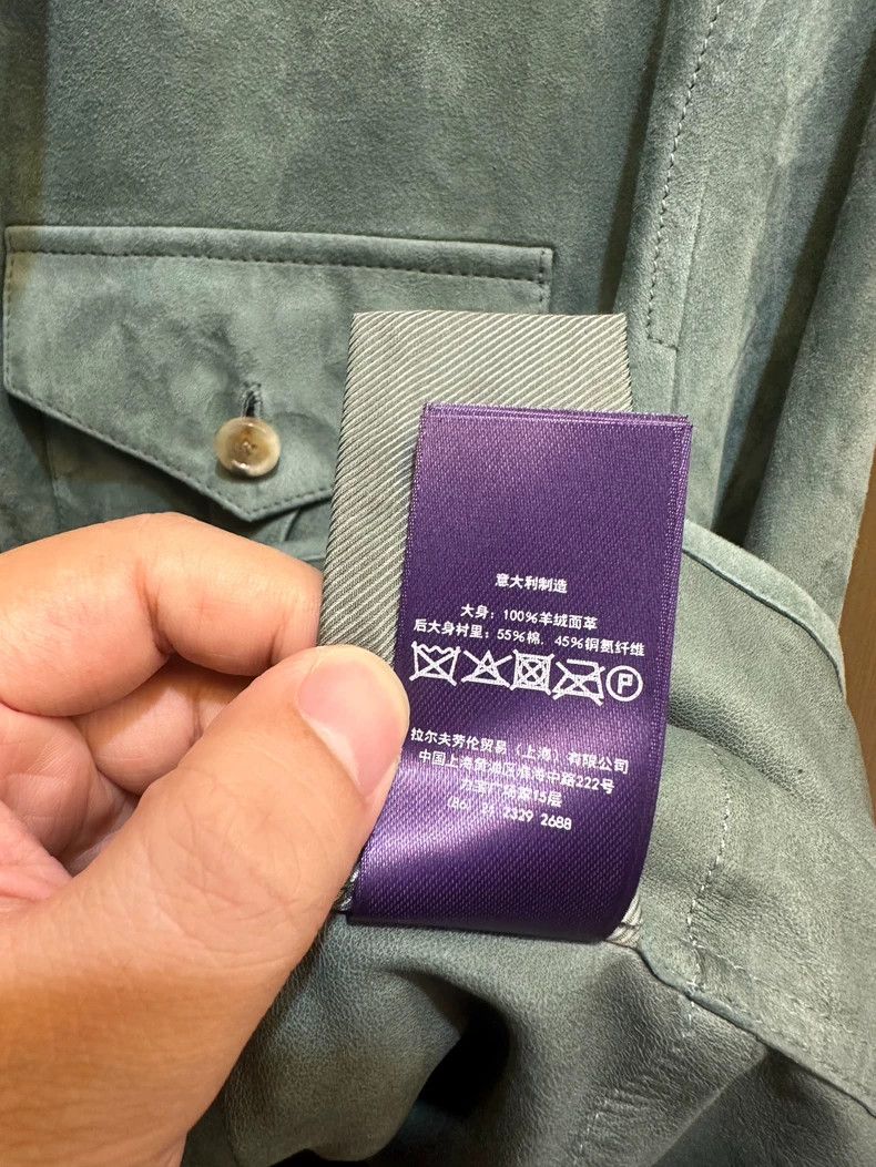 RRL Ralph Lauren RRL Ralph Lauren Purple label Italian cashmere face leathe Size US M / EU 48-50 / 2 - 7 Thumbnail