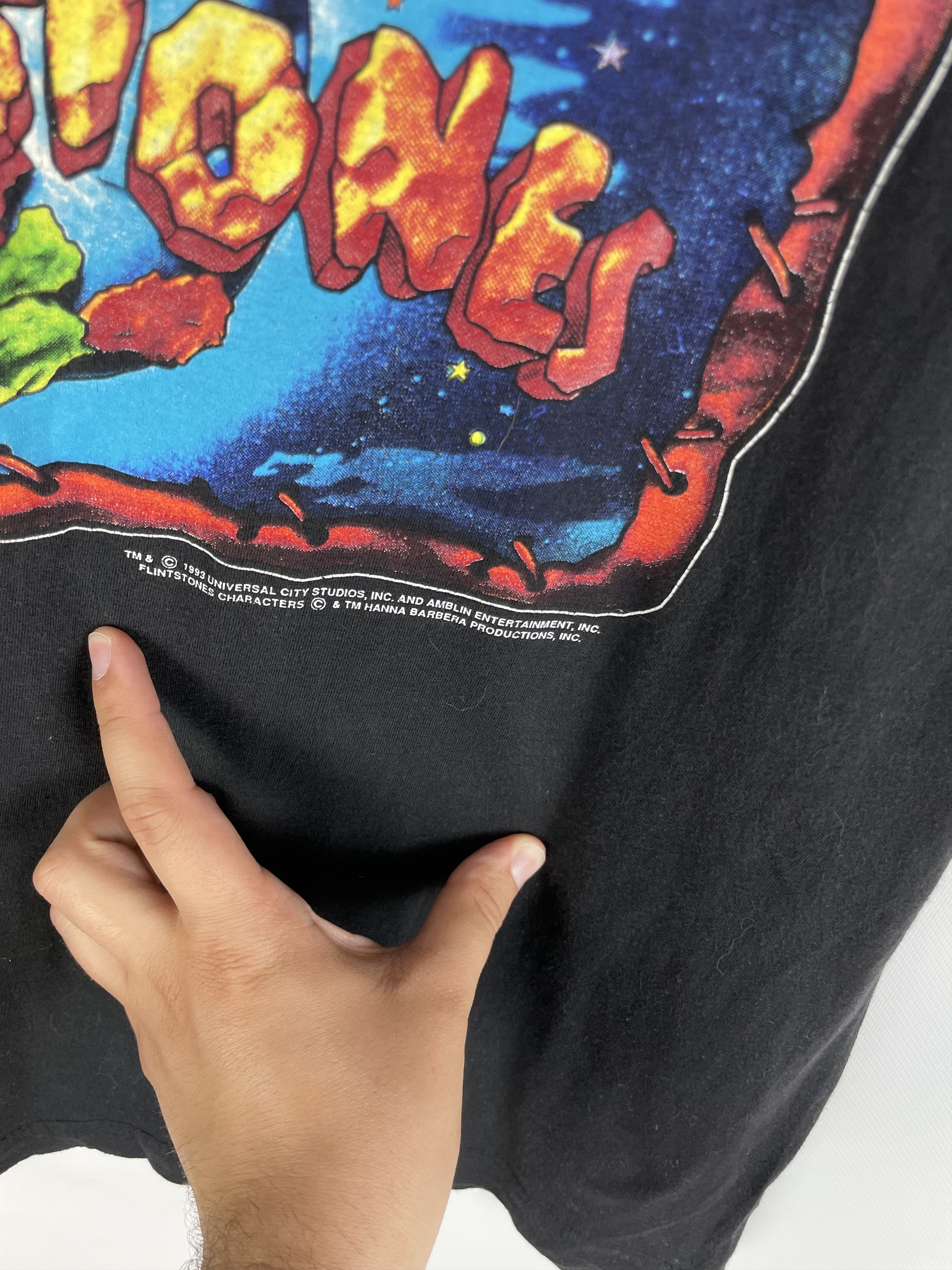 Cartoon Network 1993 Flintstones Vintage T-Shirt Tee USA Size US XL / EU 56 / 4 - 5 Thumbnail