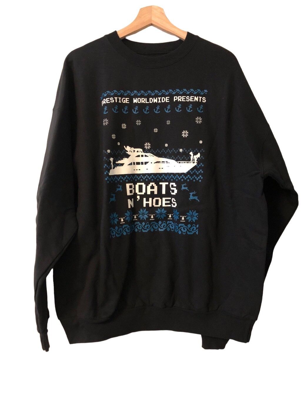 Bleach Goods Stepbrothers Boats N Hoes Crewneck Sweatshirt Men’s Size XL Size US XL / EU 56 / 4 - 1 Thumbnail