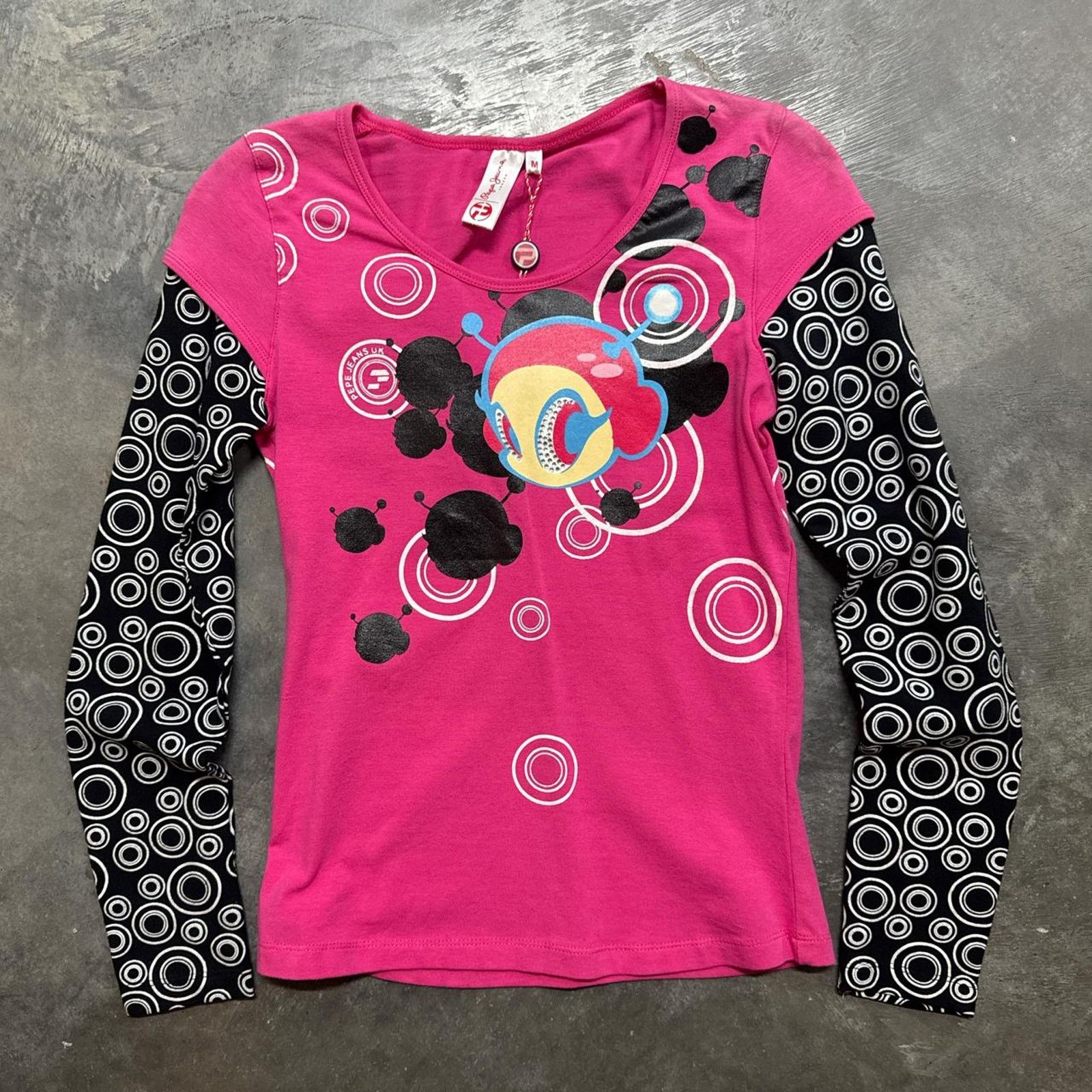 Pepe Jeans × Vintage Vintage Pepe Jeans London Anime Cyber Japanese Long Sleeve Size S / US 4 / IT 40 - 1 Thumbnail