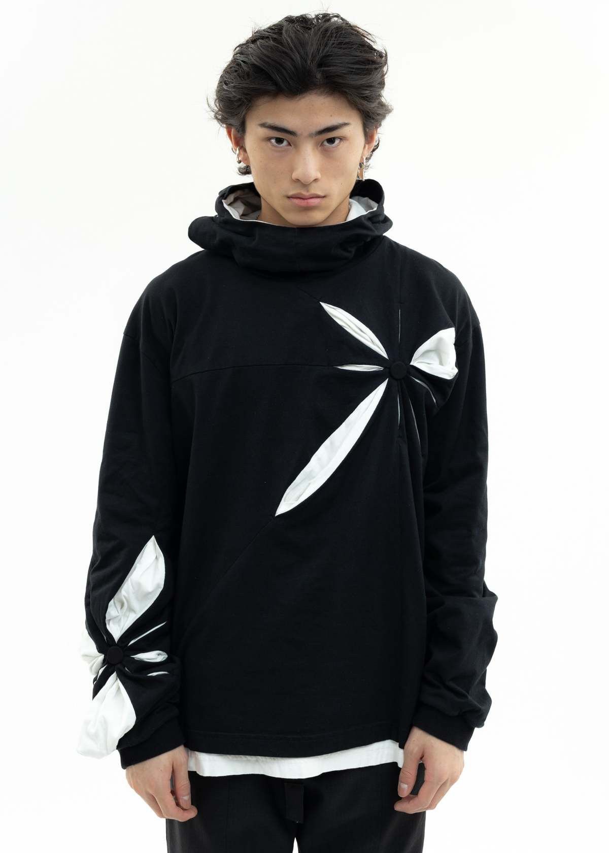 Kusikohc Kusikohc Black Origami Long Hoodie Size US L / EU 52-54 / 3 - 4 Thumbnail