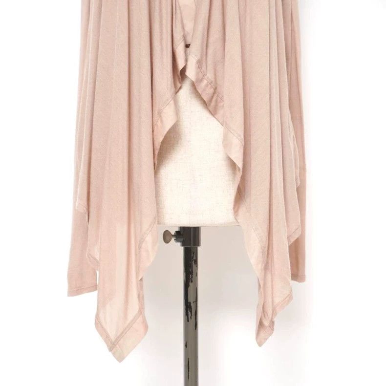 Helmut Lang HELMUT LANG sizeP Irregularly shaped nude pink cardigan Size M / US 6-8 / IT 42-44 - 4 Thumbnail
