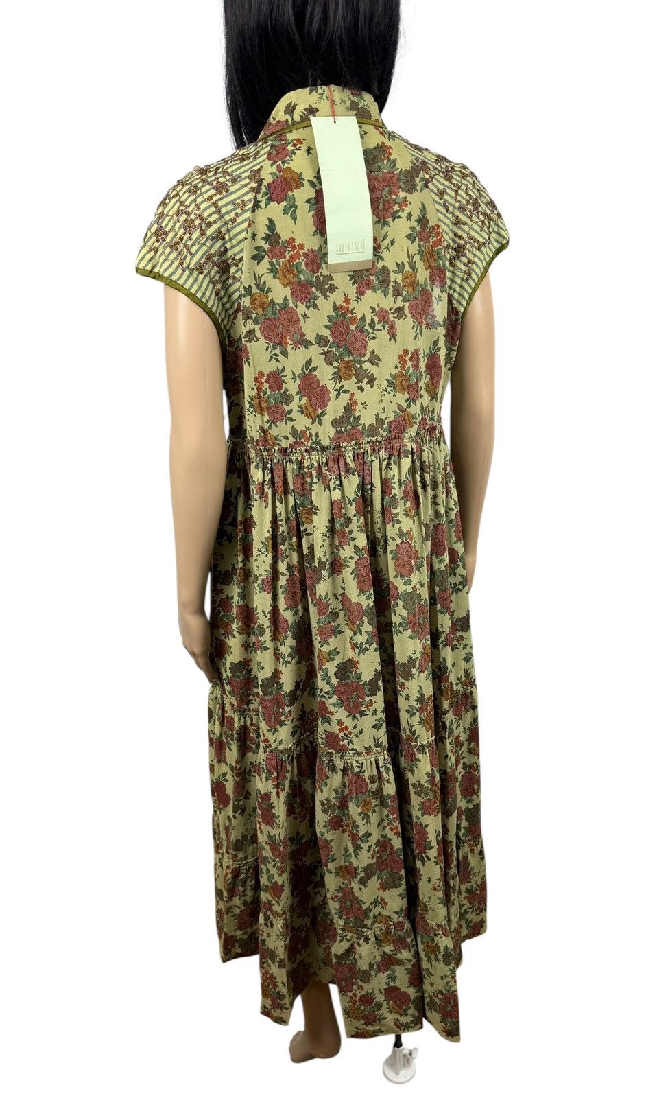 Other Sabyasachi Silk Cotton Maxi Dress Hand Printed Hand Stitched Size L / US 10 / IT 46 - 10 Thumbnail