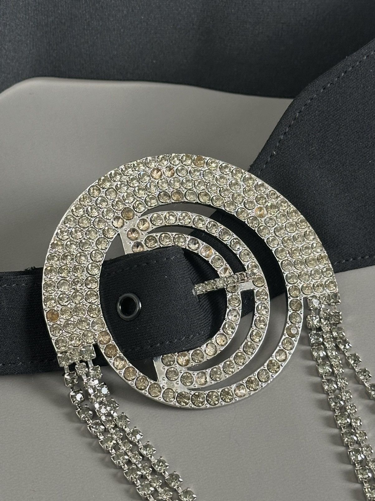 Jean Paul Gaultier Jean Paul Gaultier - Archived Rhinestones Art Deco Buckle Size ONE SIZE - 11 Thumbnail