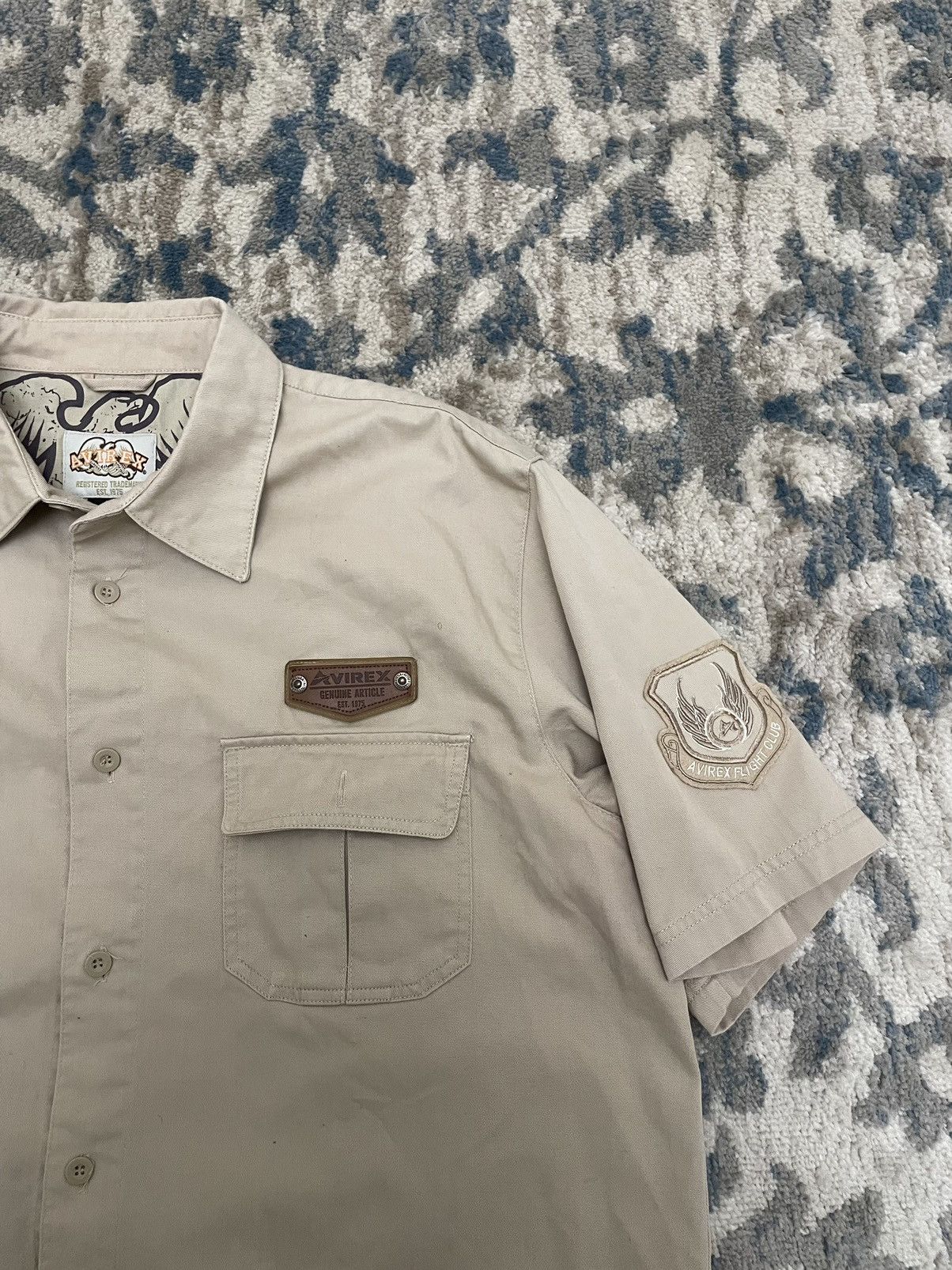 Polo Ralph Lauren Vintage Avirex 90s Brown Button Up Shirt Our Legacy Size US L / EU 52-54 / 3 - 1 Thumbnail