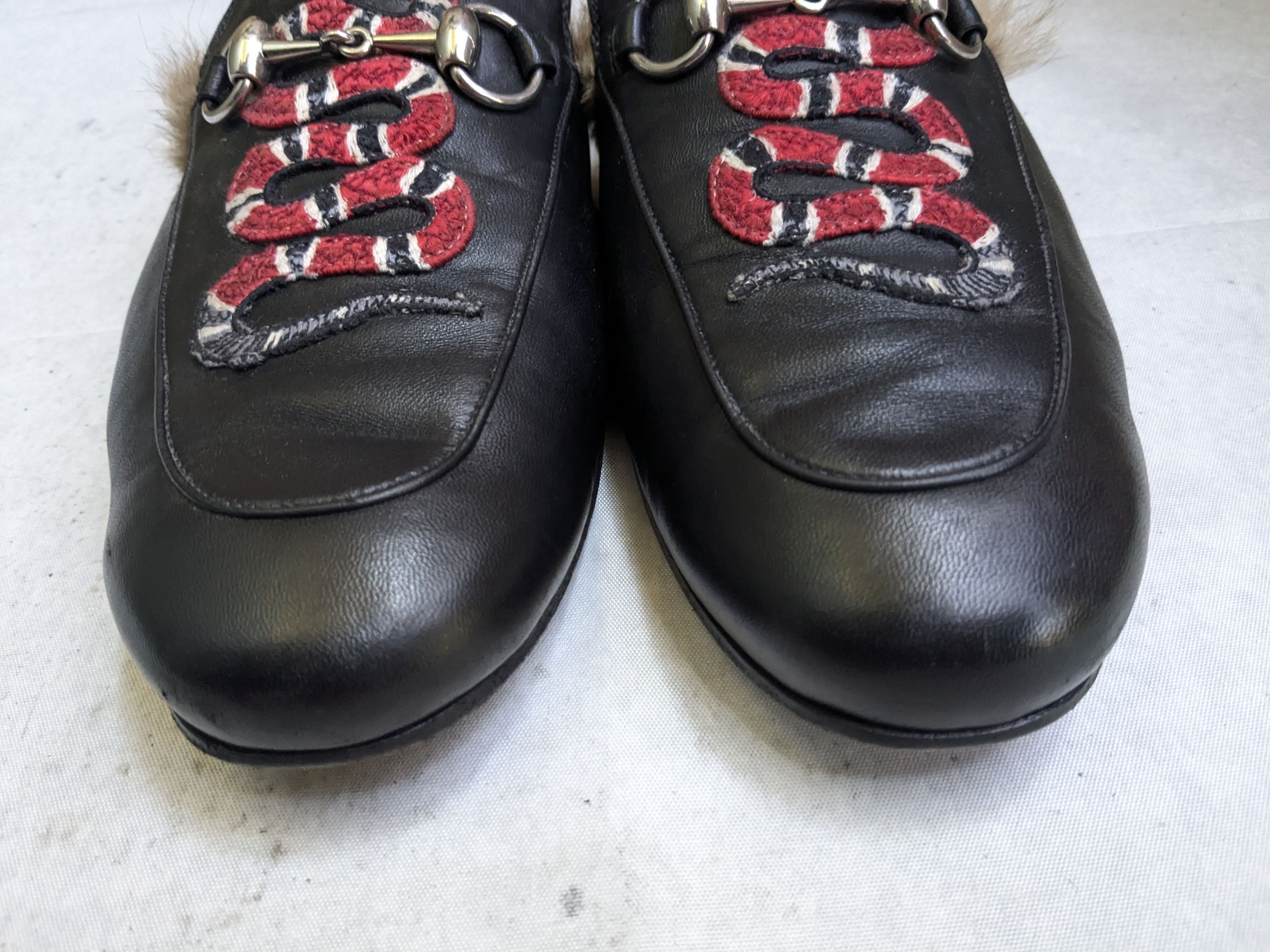 Gucci Gucci Princetown Horsebit Loafers Black 8.5 Leather Slip Ons Size US 8.5 / EU 41-42 - 5 Thumbnail