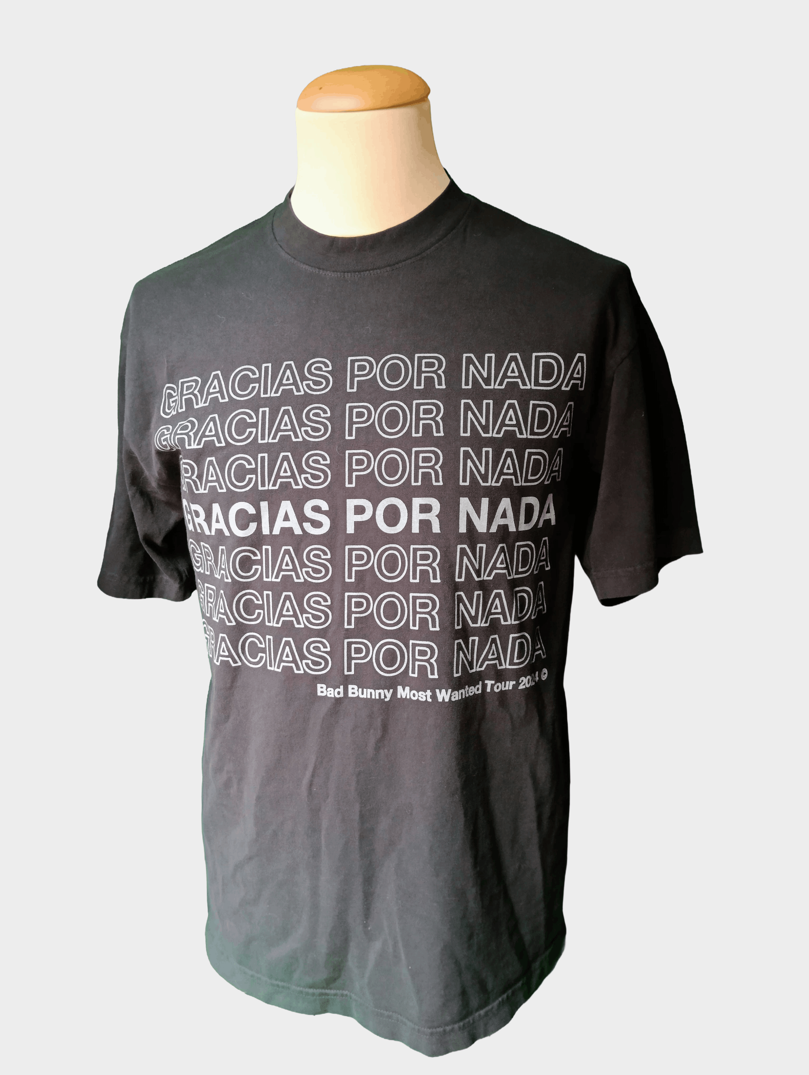 Other Bad Bunny Most Wanted Tour 2024 "Gracias Por Nada" Tee Size US M / EU 48-50 / 2 - 1 Thumbnail