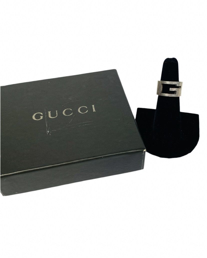 Gucci Gucci .925 Silver G Ring Size IT 8 Size ONE SIZE - 1 Thumbnail