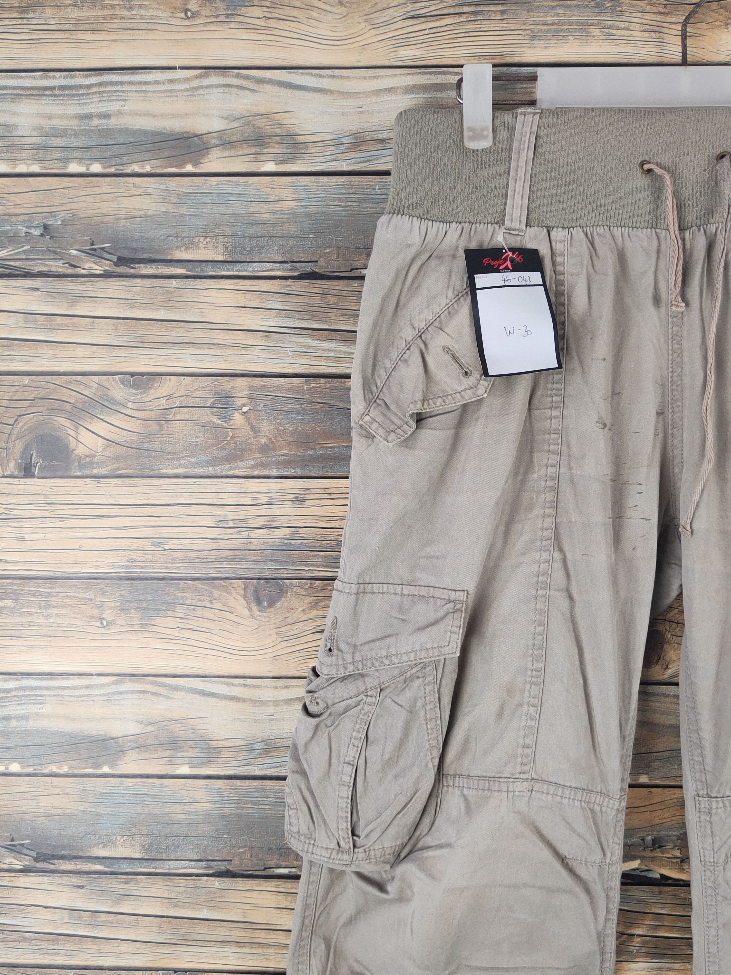 Japanese Brand DL Japanese Brand Gray Multipocket Cargo Pants #46-043 Size US 30 / EU 46 - 3 Thumbnail