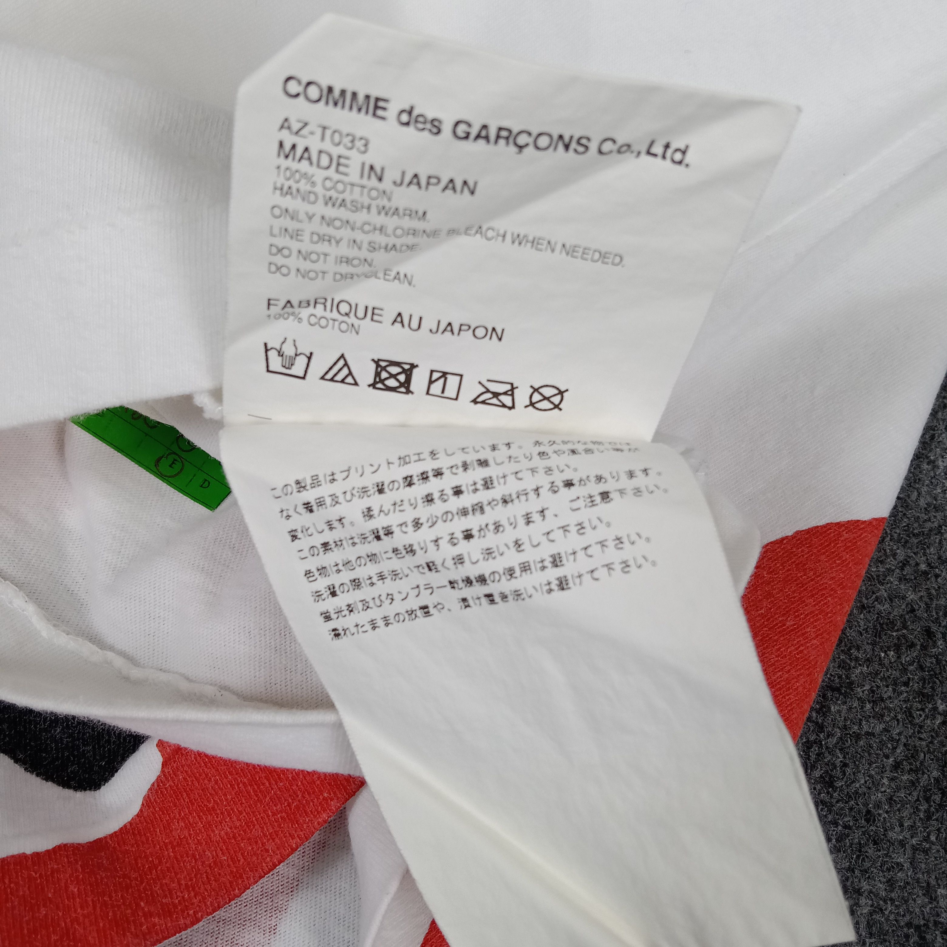 Comme des Garcons × Japanese Brand × Vintage Comme des Garcons Play Japanese Brand Tshirt Size XL / US 12-14 / IT 48-50 - 10 Thumbnail