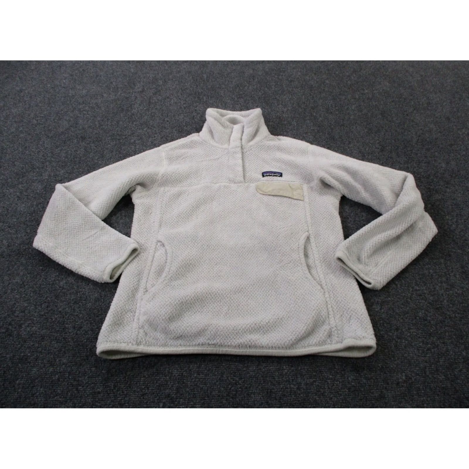 Patagonia Patagonia Jacket Women S Snap Fleece Wool Outdoor Casual Light White Small Size S / US 4 / IT 40 - 2 Thumbnail