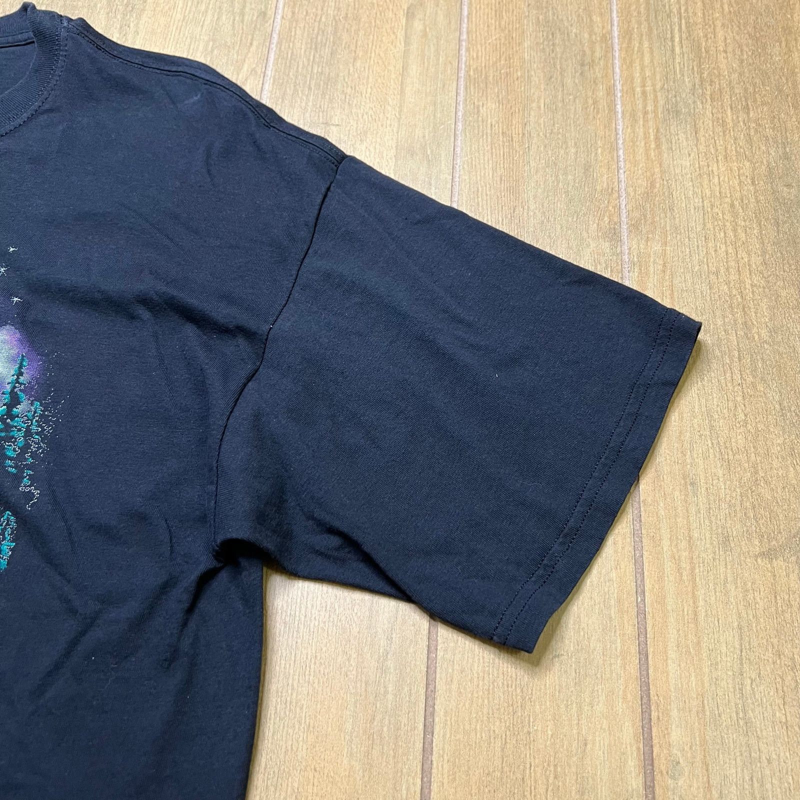 Gildan Y2K San Segal Alaska Wolfpack Print Black Tshirt Men's Sz XL Size US XL / EU 56 / 4 - 4 Thumbnail
