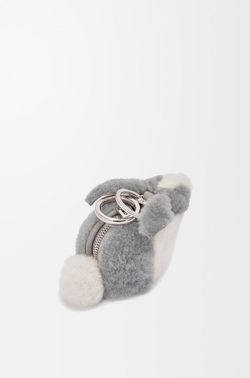 Loewe o1in1g0526 Size: OS / Bunny Coin Purse Charm in Shearling Size ONE SIZE - 3 Thumbnail