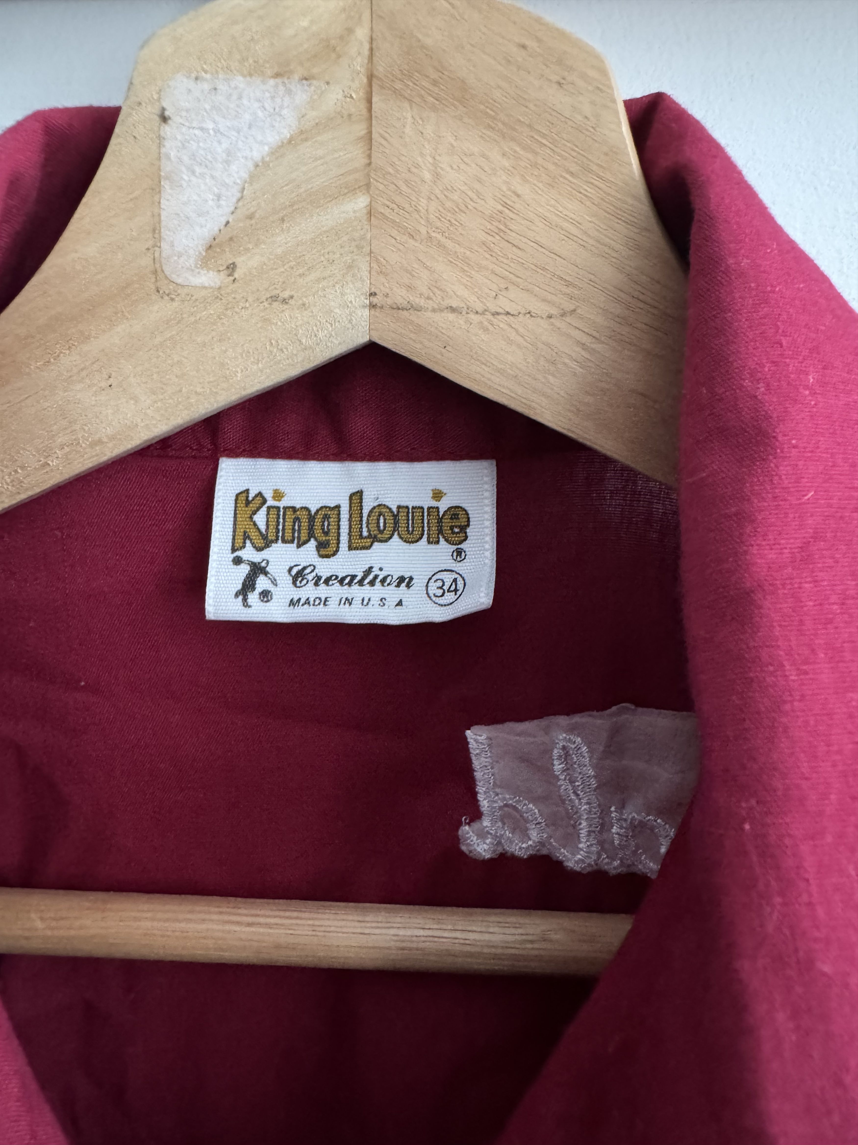 Vintage 60s King Louies Bowling Shirt Women's Size 34 Size XXS / US 00 / IT 34 - 5 Thumbnail