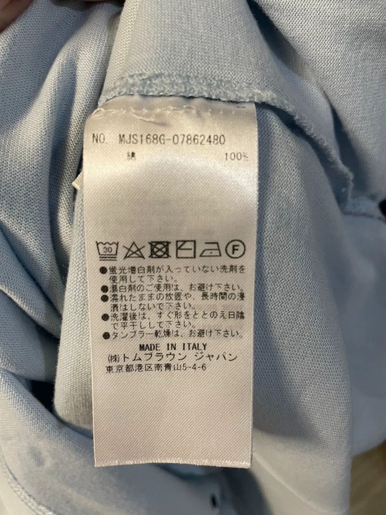 Thom Browne Thom browne Haze blue T-shirt short sleeves 2503-Nextarrow Size US M / EU 48-50 / 2 - 5 Thumbnail