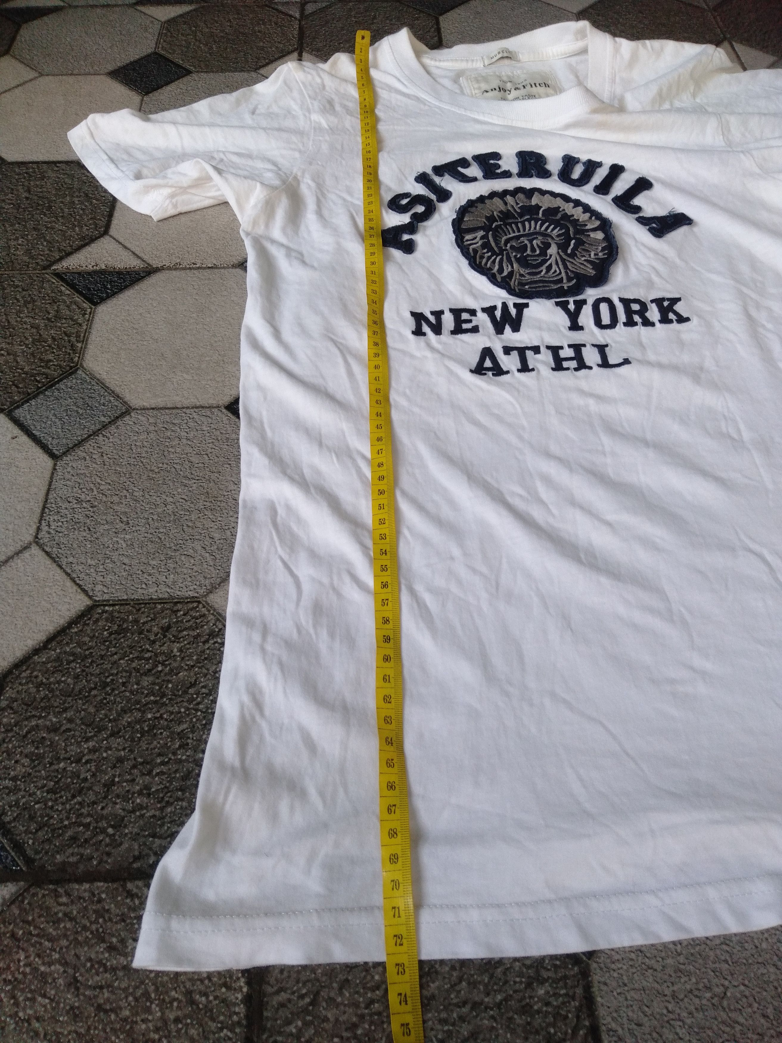Japanese Brand Anjoy & Fitch Embroidery Logo Tee Asiteruila Size US S / EU 44-46 / 1 - 10 Thumbnail