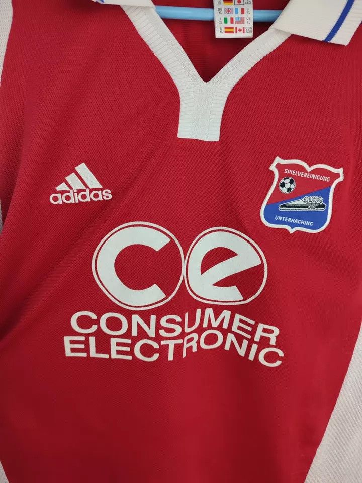 Adidas Spvgg Unterhaching home 2000-02 Matchworn #16 Spizak Size US XL / EU 56 / 4 - 2 Thumbnail