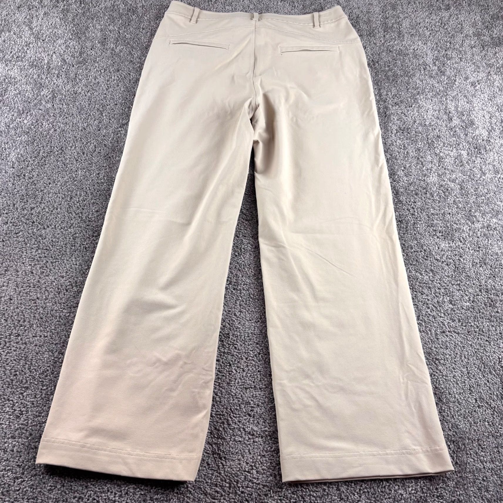 Vintage Public Rec Pants Mens 34x30 Chino Casual Straight Nylon Spandex Ivory Beige Performance Pocketed 30 Inseam Mens Regular, 34 Waist Size US 34 / EU 50 - 7 Thumbnail