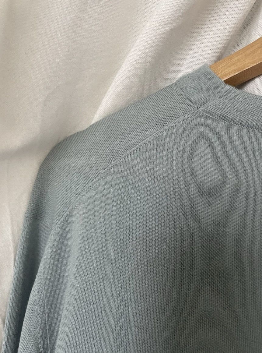 Hermes Hermes Men’s Light Blue Wool Light Pull Sweater L Size Size US M / EU 48-50 / 2 - 8 Thumbnail