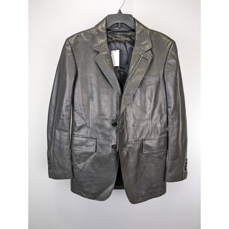 Tom Ford o1rshd1 Outwear Other Leather Jacket in Black Size US M / EU 48-50 / 2 - 10 Thumbnail