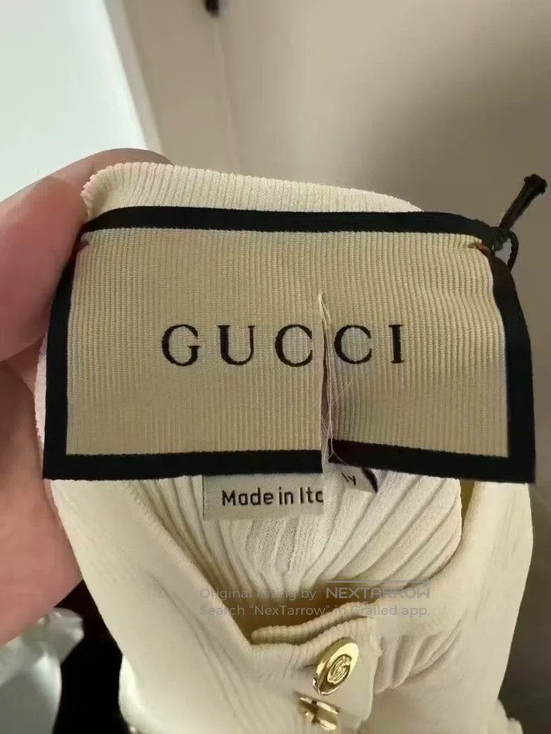 Gucci Gucci Beige knitted long sleeves Size S / US 4 / IT 40 - 3 Thumbnail
