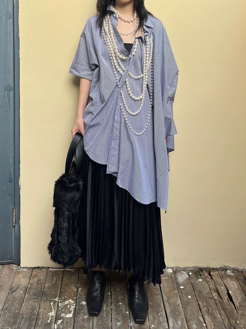 Junya Watanabe Junya Watanabe Pearl Chain Shirt Size US S / EU 44-46 / 1 - 1 Thumbnail