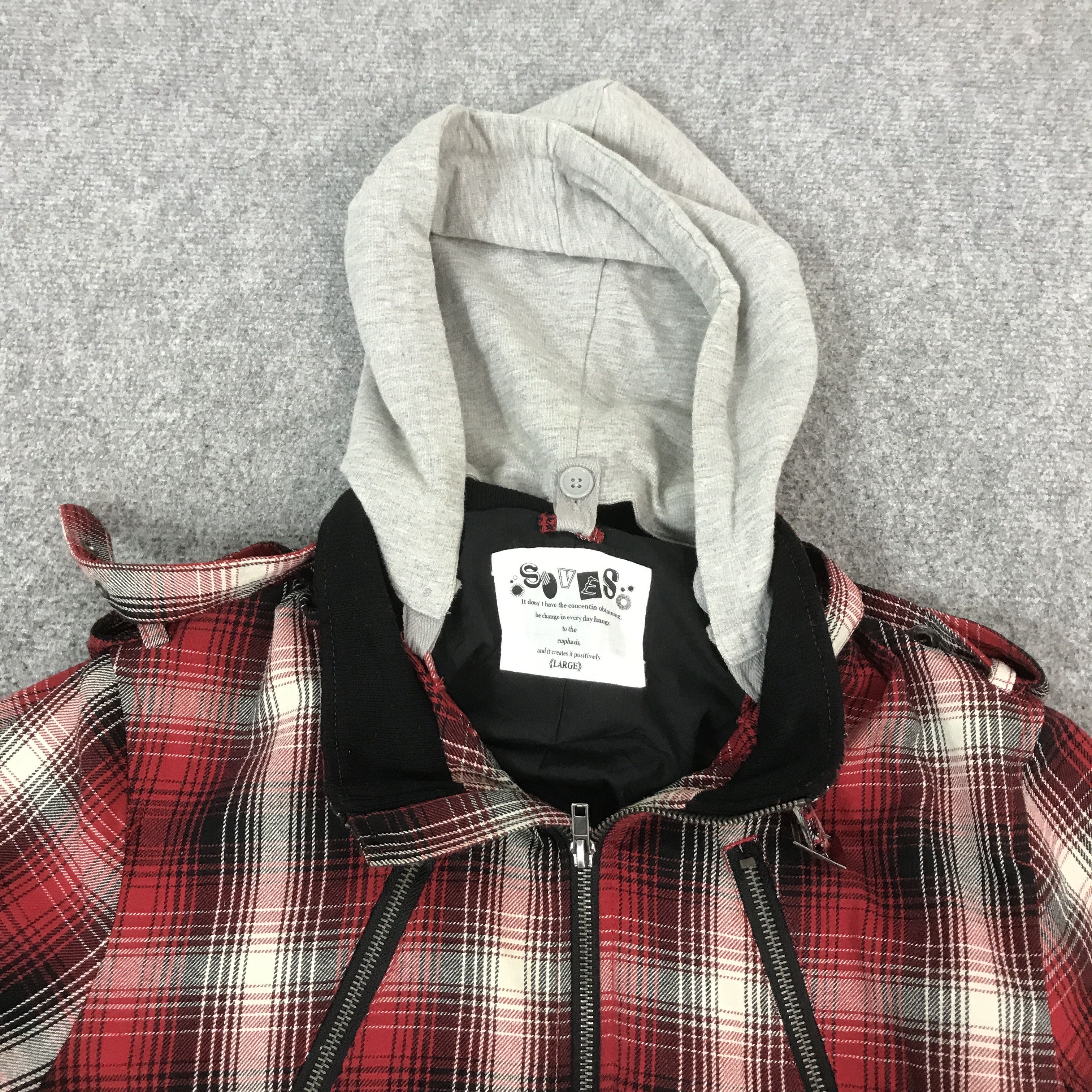 Japanese Brand soves jacket Tartan punk style zip jacket K62B17 Size US L / EU 52-54 / 3 - 7 Thumbnail