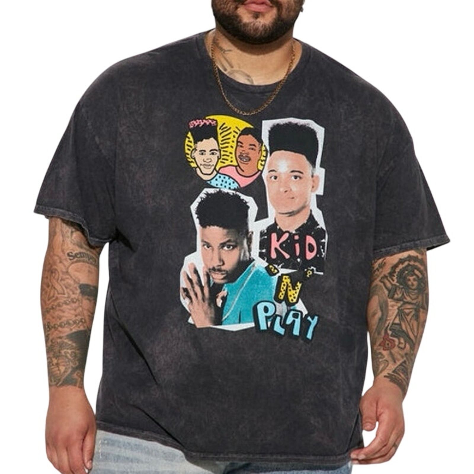 Other KID N PLAY Collage Short Sleeve Tee in Charcoal Unisex M Size US M / EU 48-50 / 2 - 4 Thumbnail