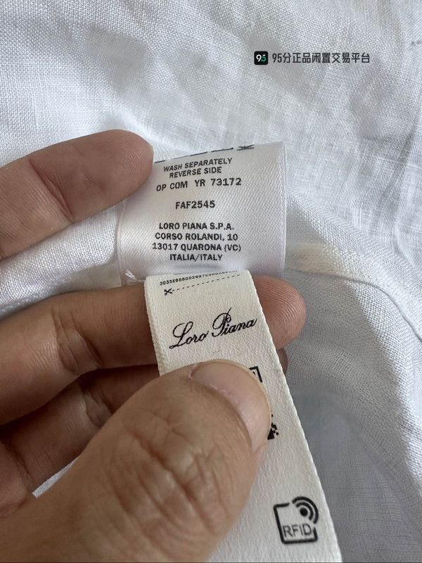 Loro Piana Loro Piana SS23 Men's Solid Chest Pocket Long-Sleeve Shirt Size US L / EU 52-54 / 3 - 1 Thumbnail