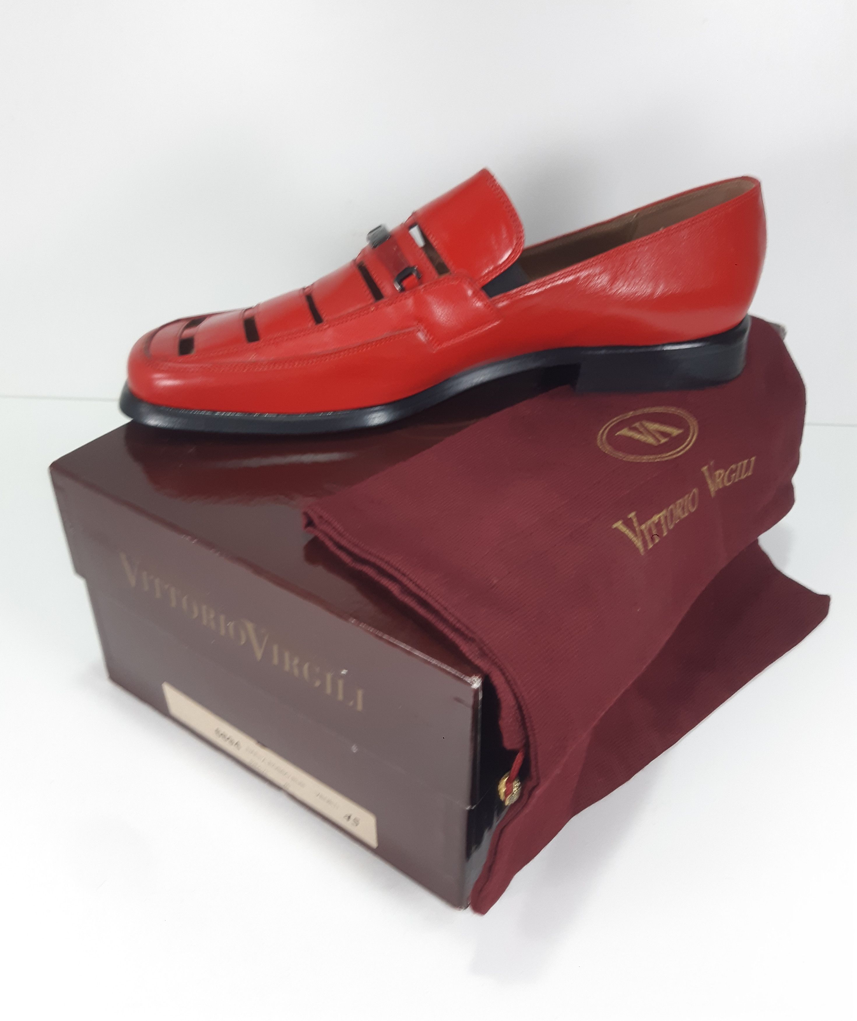 Other VITTORIO VIRGILI Italy Leather Shoes size eu45 NWT Size US 12 / EU 45 - 2 Thumbnail