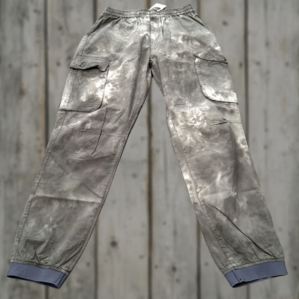 Kuwalla Tee Kuwalla Tee Tie Dye Cargo Pants Mens Large Camo Green Cotton Elastic Waist NEW Size US 33 - 1 Thumbnail