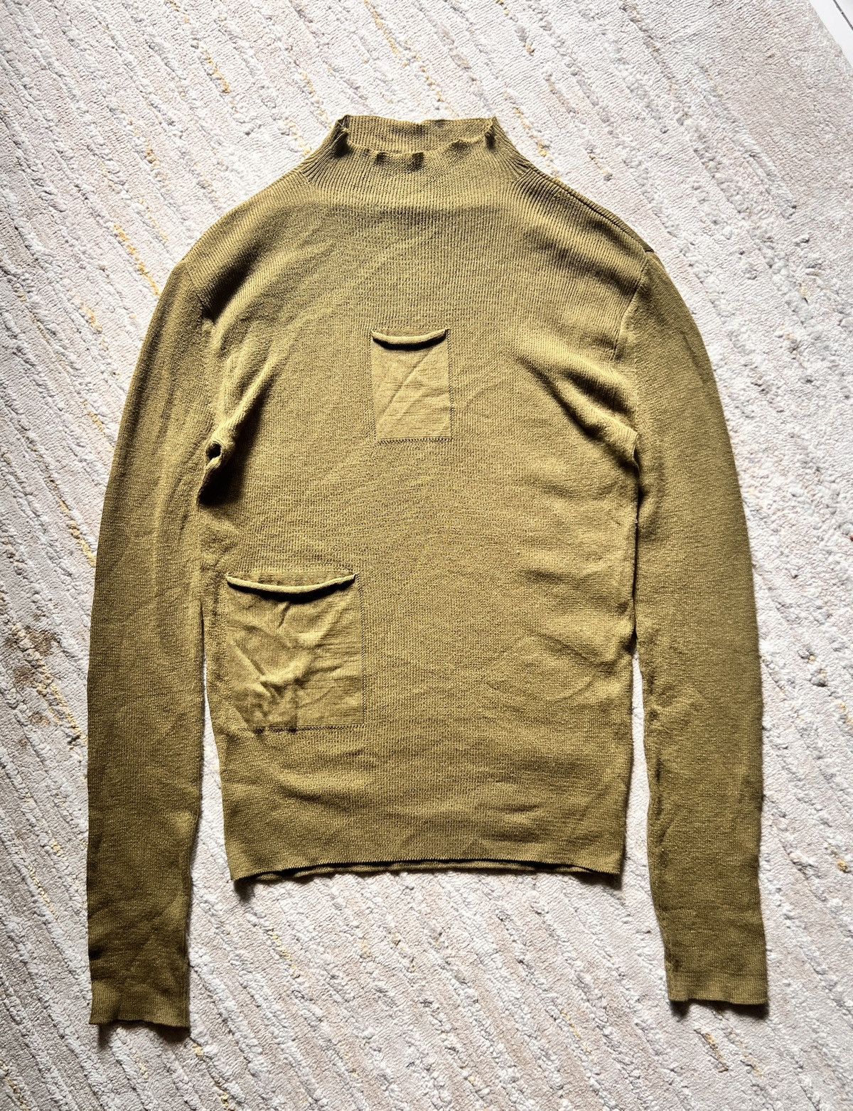 Issey Miyake Issey Miyake Heart Haat Military Style Stretchable Jumper Size US M / EU 48-50 / 2 - 1 Thumbnail
