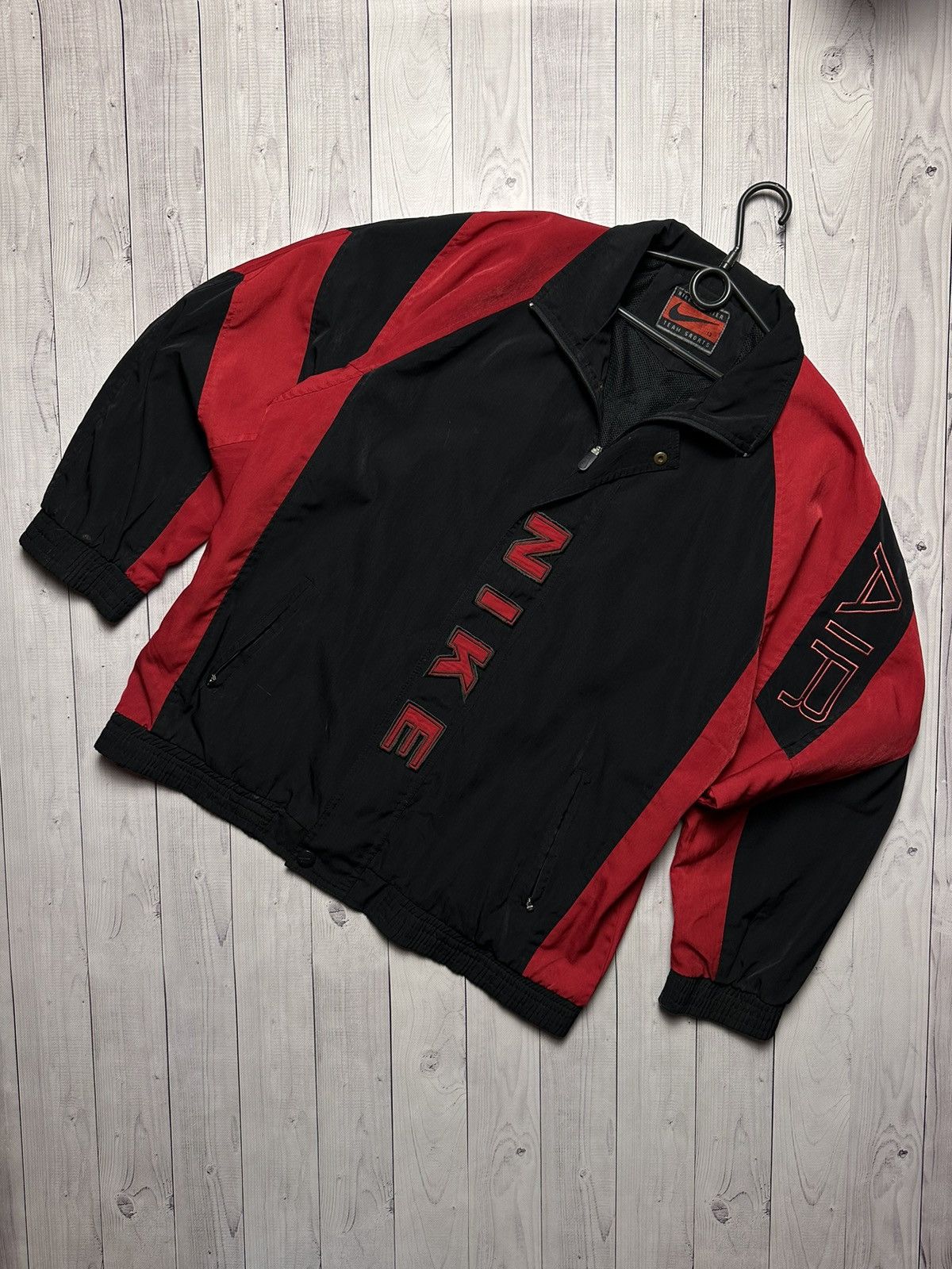 Nike × Vintage Vintage Nike Jacket big logo swoosh size XXL rare Size US XXL / EU 58 / 5 - 1 Thumbnail
