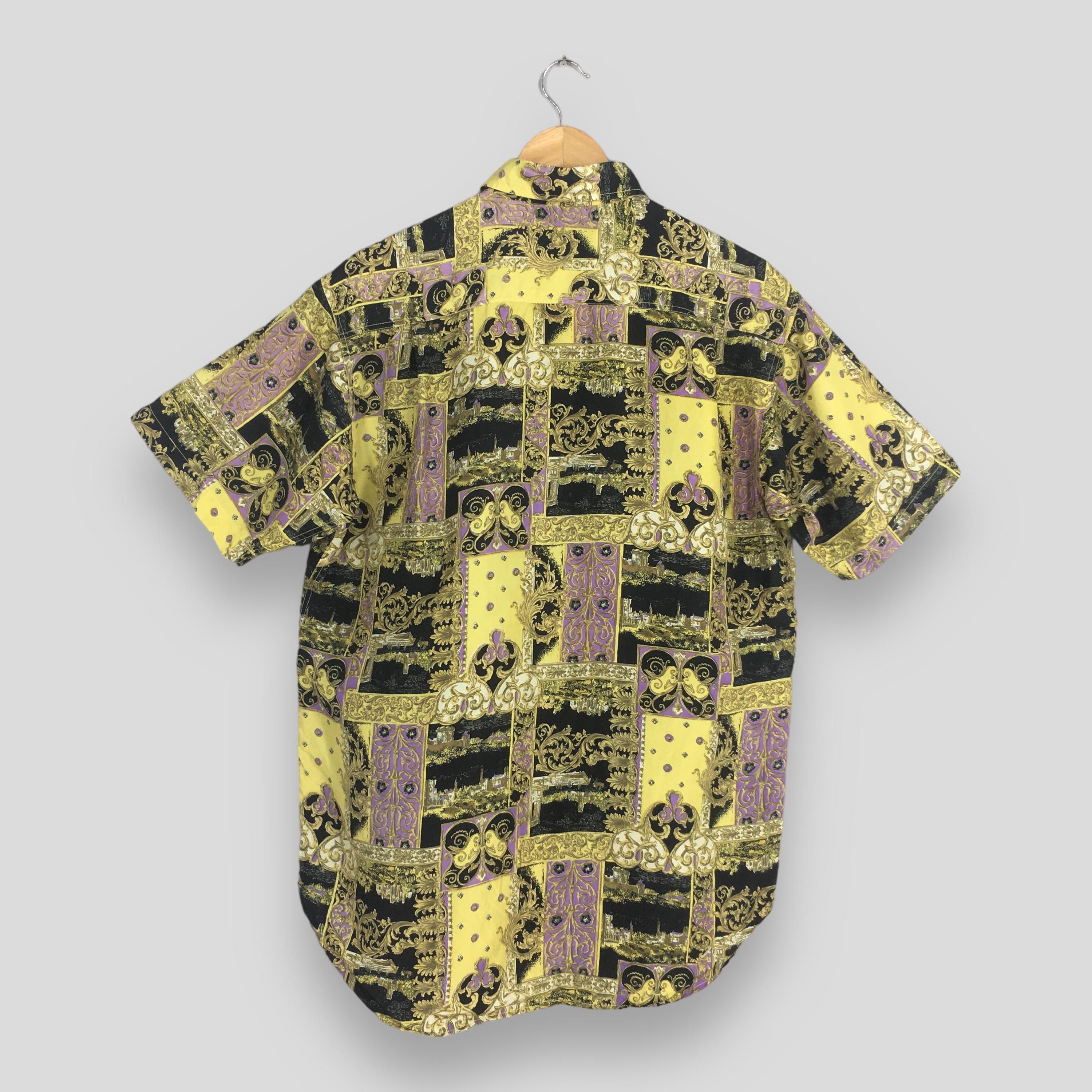 Other Vintage Mancini Novelty Baroque Pattern Silk Shirt Medium Size US M / EU 48-50 / 2 - 7 Thumbnail