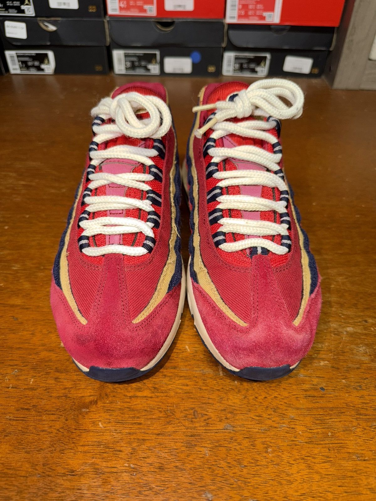 Nike Nike Air Max 95 Premium Red Crush size 8 Size US 8 / EU 41 - 4 Thumbnail