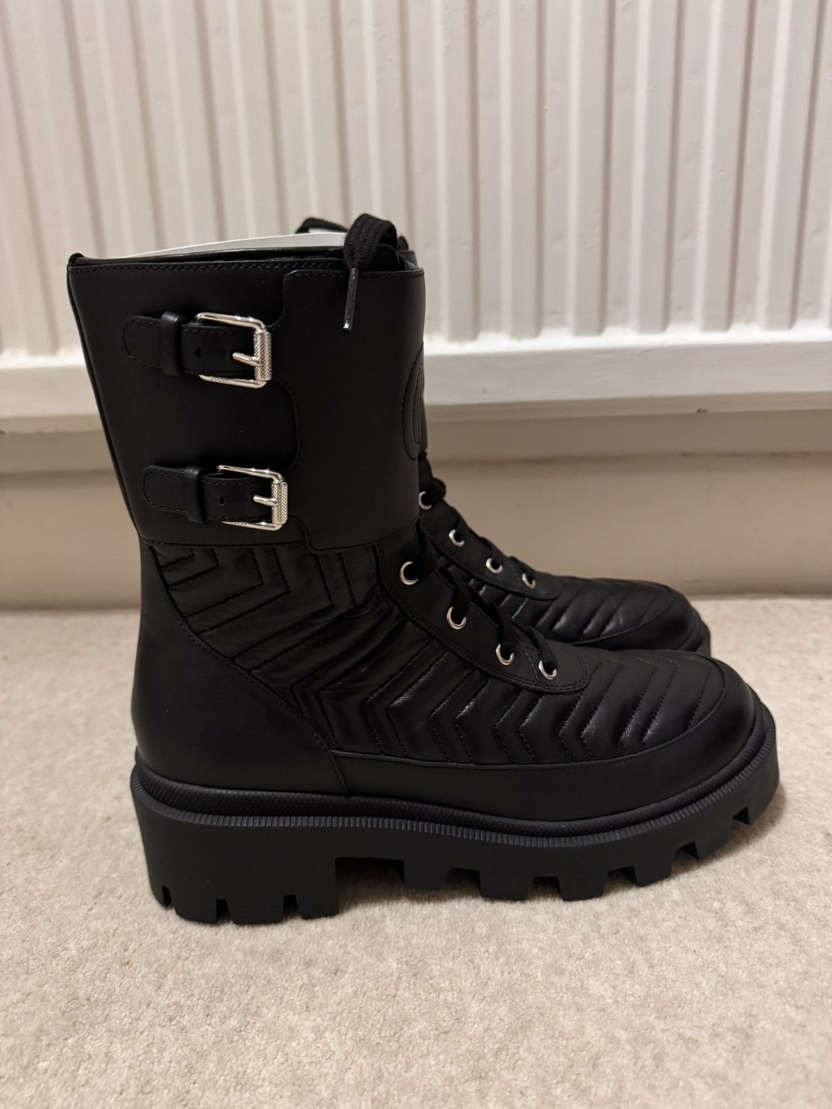 Gucci Gucci Frances GG LOGO EMBROIDERED BOOTS Size US 10 / IT 40 - 1 Thumbnail