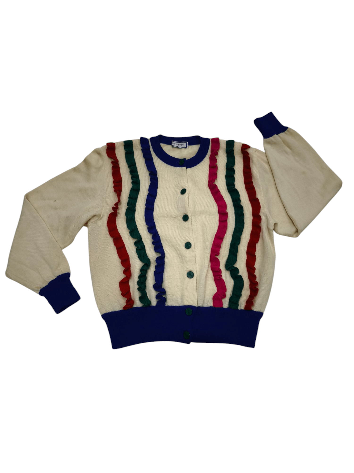 Vintage × Yves Saint Laurent Yves Saint Laurent Vintage Knitwear Size M / US 6-8 / IT 42-44 - 1 Thumbnail