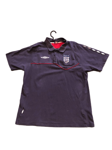 Umbro Vintage Umbro ENGLAND Y2K Logo Polo Size L Size US L / EU 52-54 / 3 - 1 Thumbnail