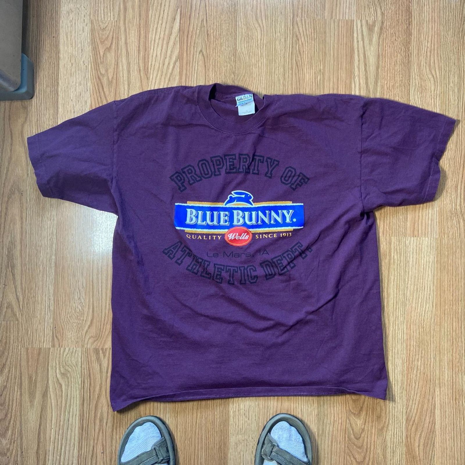 Gildan Y2k blue bunny purple promo Size US XL / EU 56 / 4 - 2 Thumbnail