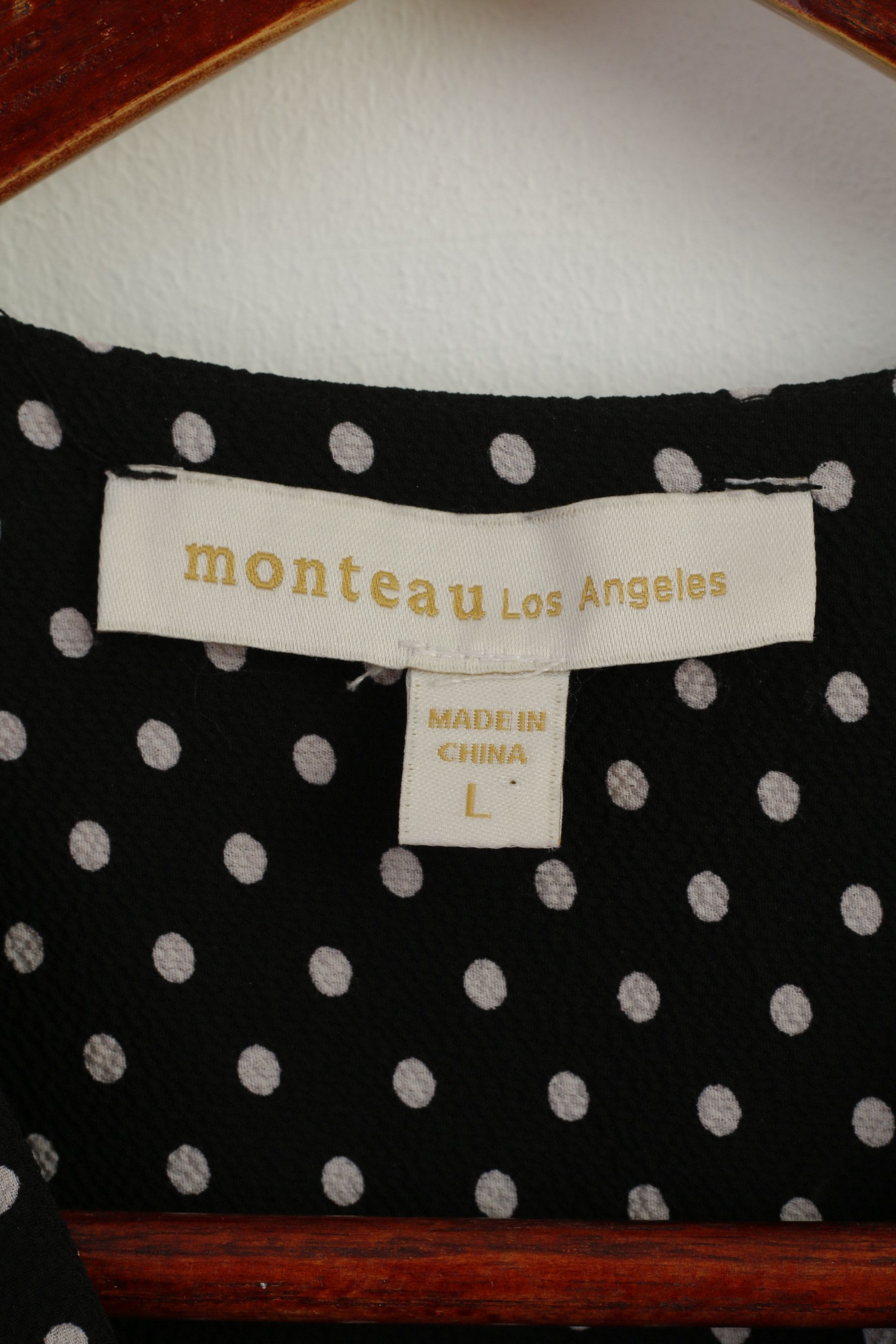 Vintage Monteau Los Angeles Women L (M) Mini Dress Black 7918 Size L / US 10 / IT 46 - 5 Thumbnail