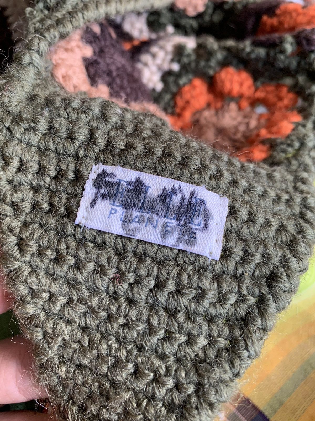 Japanese Brand × Vintage ELLE PLANET KNITTED CROCHET HANDMADE EARFLAP BEANIE HATS Size ONE SIZE - 6 Thumbnail