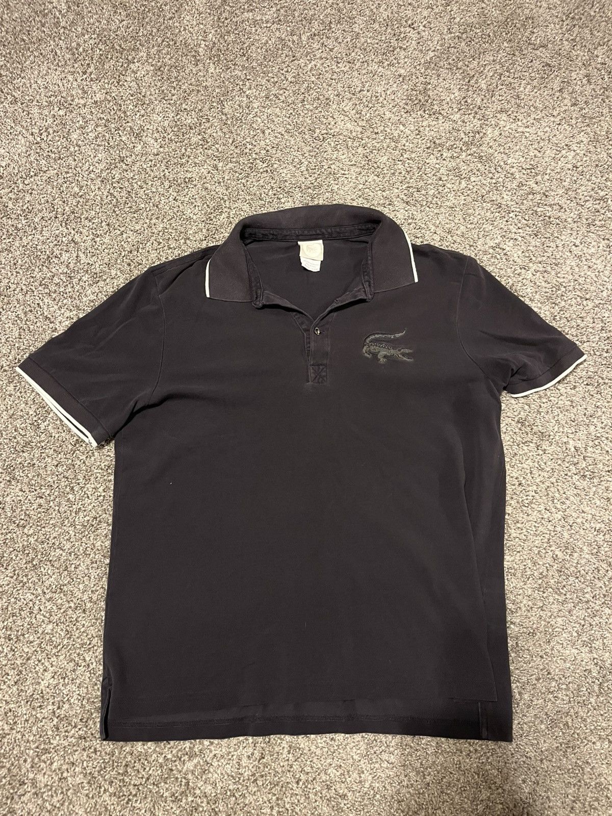 Lacoste Lacoste black men's size 6 polo Size US L / EU 52-54 / 3 - 1 Thumbnail