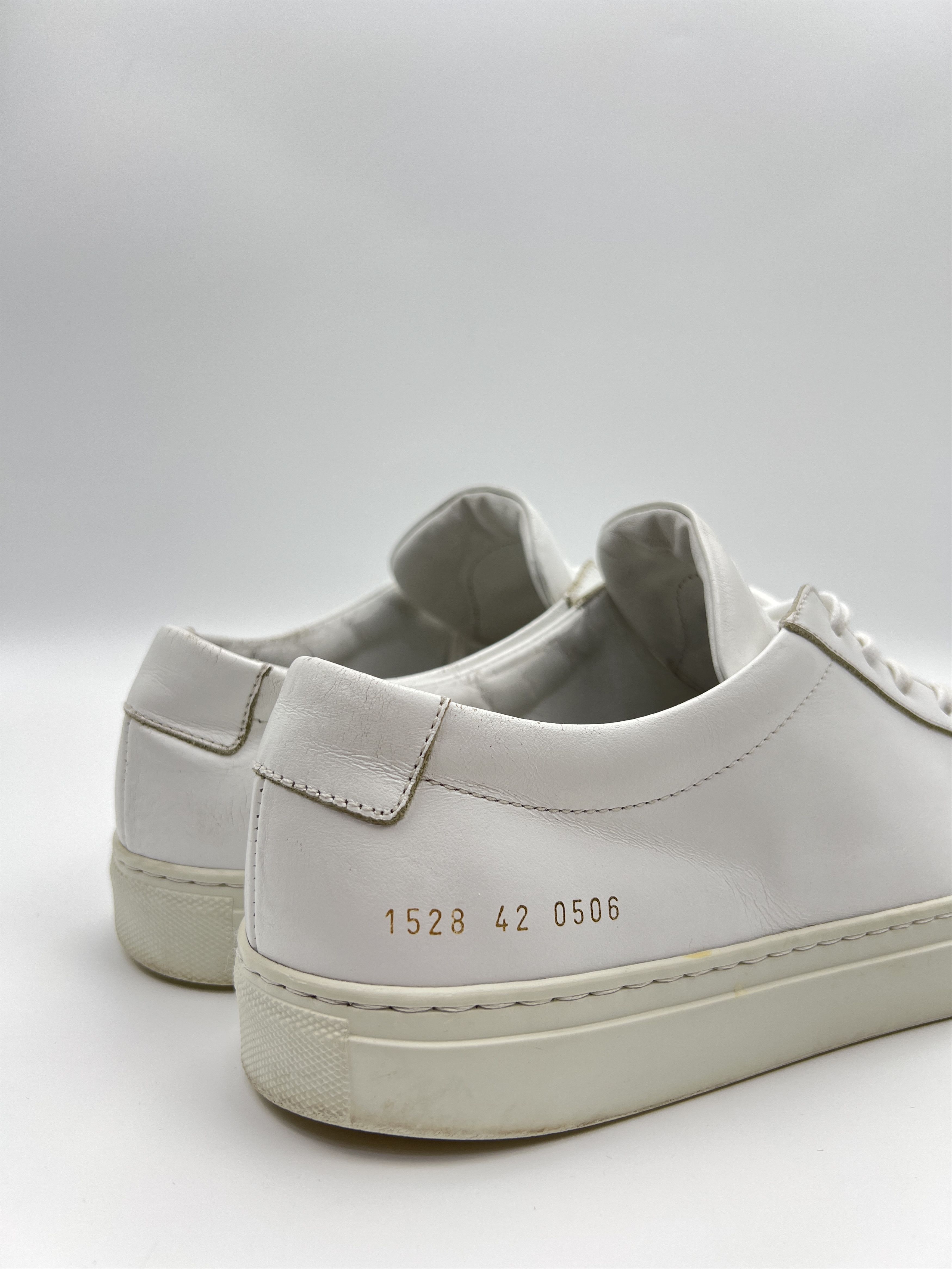 Common Projects Common Projects Achilles White Leather Sneakers Low 42 Size US 9 / EU 42 - 5 Thumbnail